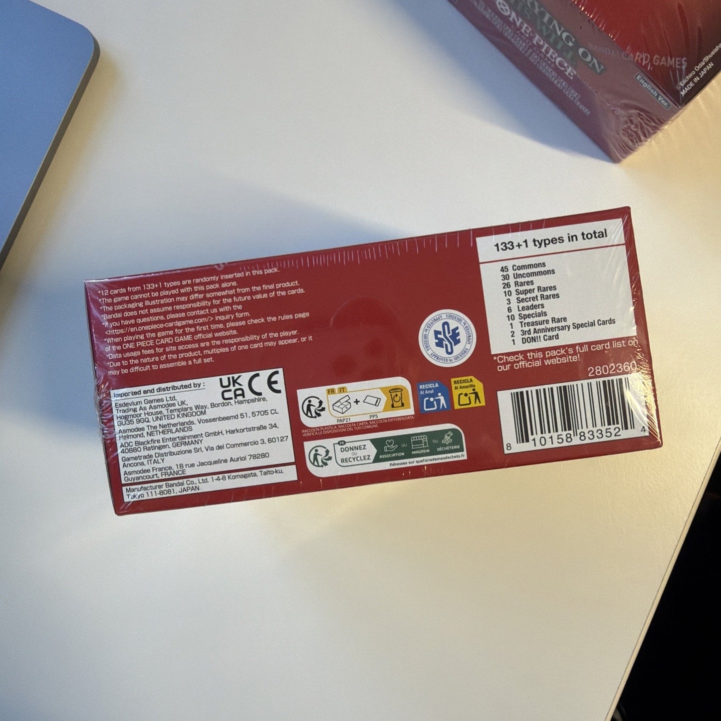 One Piece TCG: OP13 Carrying On His Will Booster Box English BRAND NEW & SEALED